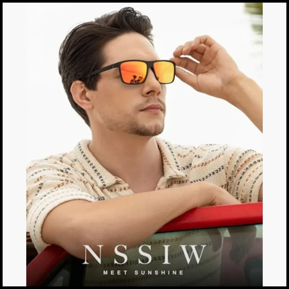 Polarized Sunglasses with UV400 Protection for Driving Fishing Golf 3 Packs